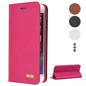 Изображение Litchi Texture Magnetic Flip Stand Cowhide Leather Case for iPhone 6 4.7" 