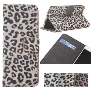 Изображение Leopard Print PU Leather Case With Magnetic Clasp For iPhone 6 