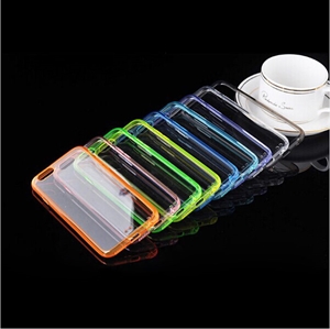 Ultra thin Slim TPU Clear Transparent Soft Gel Cover Case for iPhone 6 6 plus の画像
