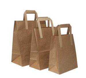 SOS paper bags with handles