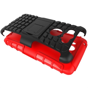  Shockproof Protective Rugged Hybrid Armor Case with Built-in Kickstand for motorola moto maxx
