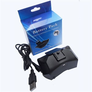 Image de External battery for original ps4 Controller Rechargeable battery pack including battery charging cable for PS4 controller