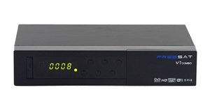 V7 combo 1080p DVB-S2/T2 HD satellite TV receiver support USB 3G Wifi