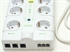 Image de  Office Power 8 Socket with switch with children protection