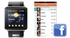 android wristband Smart watch can Remotely control your mobile phone and monitor your health の画像