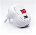 Изображение EU plug 2 port USB switch power charger