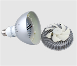 Low noise LED fans with FDB