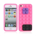 Image de Brick Block Silicone Rubber Skin Soft Back Case Cover for iPhone 5