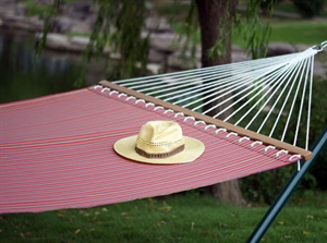 Picture of Outdoor stripe fabric hammock