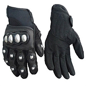 Picture of Full finger pro bike gloves with Stainlesssteel protector