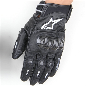 Image de Hot sale leather Alpinestars gloves with carbon fiber shell