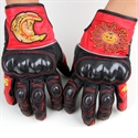 Изображение Hot sale leather Rossi 46 gloves with carbon fiber shell