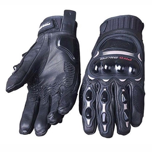Изображение Leather Full finger pro bike gloves