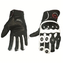 Leather Full finger pro bike gloves の画像