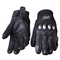 Изображение Leather Full finger pro bike gloves with Stainlesssteel