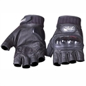 Leather half finger  gloves