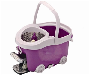Изображение Aluminum pedal spin mop bucket