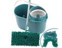 Image de Chenille Flat mop spin bucket