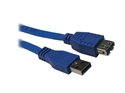 Image de Flat USB3.0 cable super speed A male to A female