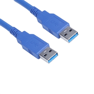 USB3.0 Super Speed cable A male to A male の画像