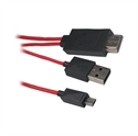 MHL to HDMI adapter cable for Galaxy SIII i9300 の画像