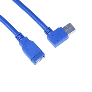 Picture of USB3.0 Cable 90 degree A male to female