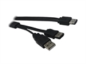 Изображение eSATAp (Power over eSATA) to eSATA +USB 5V cable