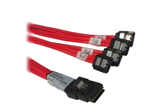 Mini SAS 36P SFF-8087 to 4 SATA 7 Pin Data Cable