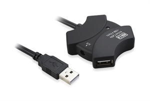 Image de USB 2.0 active extension 4 port Hub 10m