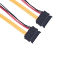 Picture of SATA 7+6P female to female cable