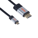 Изображение Metal shell HDMI A male to Micro D male cable