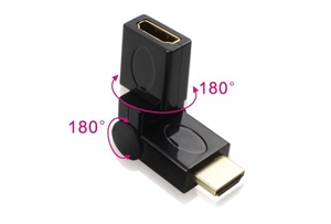 Image de HDMI adapter A male to female in two way 360degree