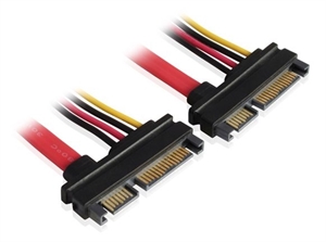 Изображение SATA cable 7+15p Male to male Date Power cable