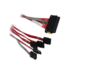Image de SAS cable 32P to 4 sata 7p with singal cable