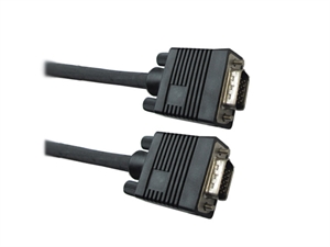 Flat VGA cable 15p male to male の画像