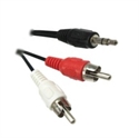 3.5mm male to 2RCA male cable の画像