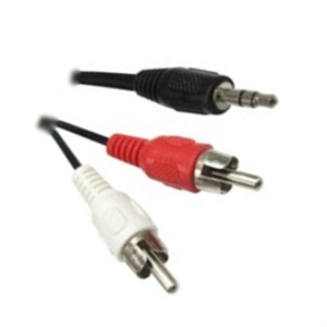 Image de 3.5mm male to 2RCA male cable