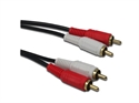 2RCA male to 2RCA male cable