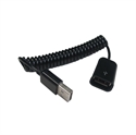 USB 2.0 Extension Coil Cable A male to A female