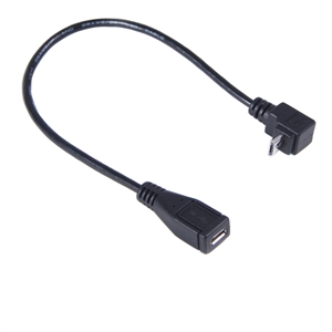 Picture of Micro USB Male to Female Adapter Cable-- 90 degree