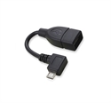 Micro USB Male 90° to A Female OTG Cable