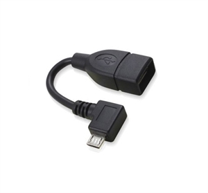 Изображение Micro USB Male 90° to A Female OTG Cable