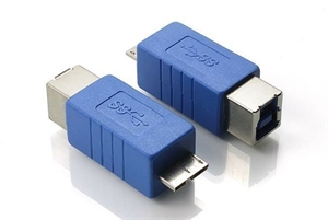 Picture of USB 3.0 Micro B Male to B Female Adapter