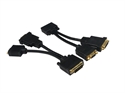 DVI to DVI and VGA adapter cable の画像