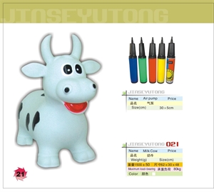 Inflatable Jumping Milk cow 021