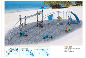 Picture of kids outdoor playground net climbing series