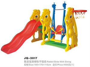 Image de JQ3017 rabbit slide with swing