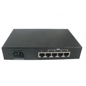 4+1 ports POE switch IEEE802.3af standard, 15.4W の画像