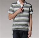 Picture of mens striped polo shirt
