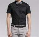 Picture of Mens black color casual shirt